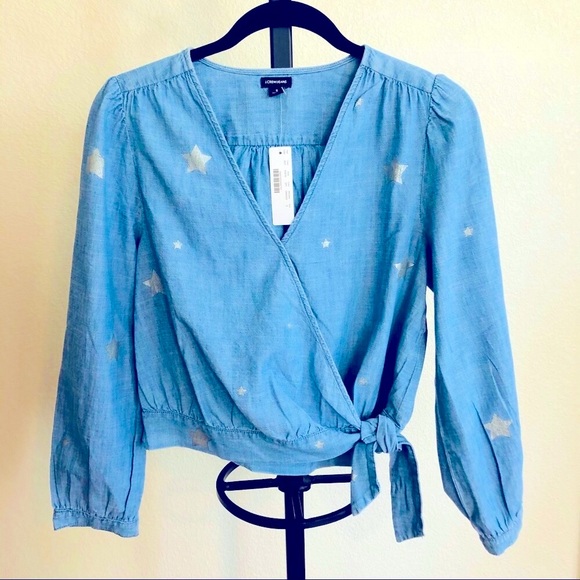 J. Crew Tops - J. Crew Star Wrap Top